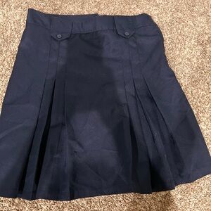 French Toast Blue Uniform Skirt
